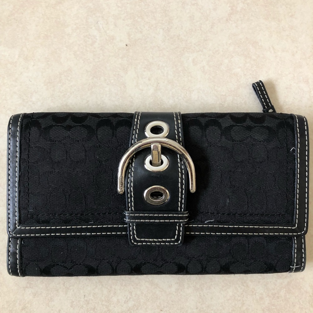 Coach Wallet Black.